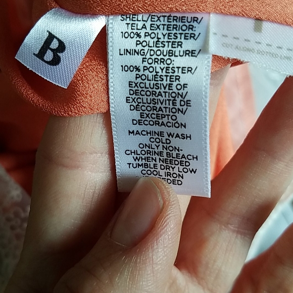 Ann‎ Taylor LOFT Orange Paisley Dress - Picture 8 of 10